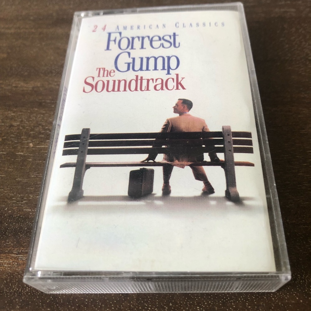 Vintage Cassette Tape Forrest Gump Soundtrack